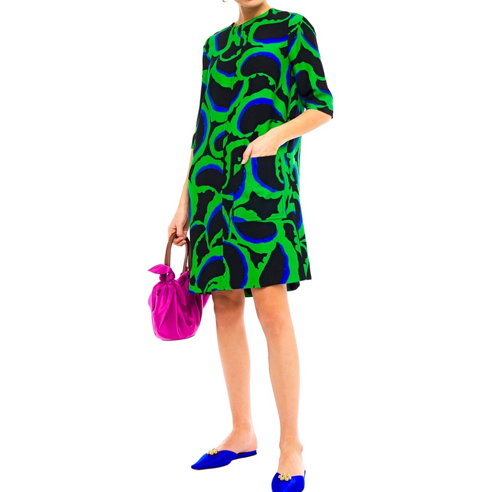 Marni printed cady dress IT38 NWT